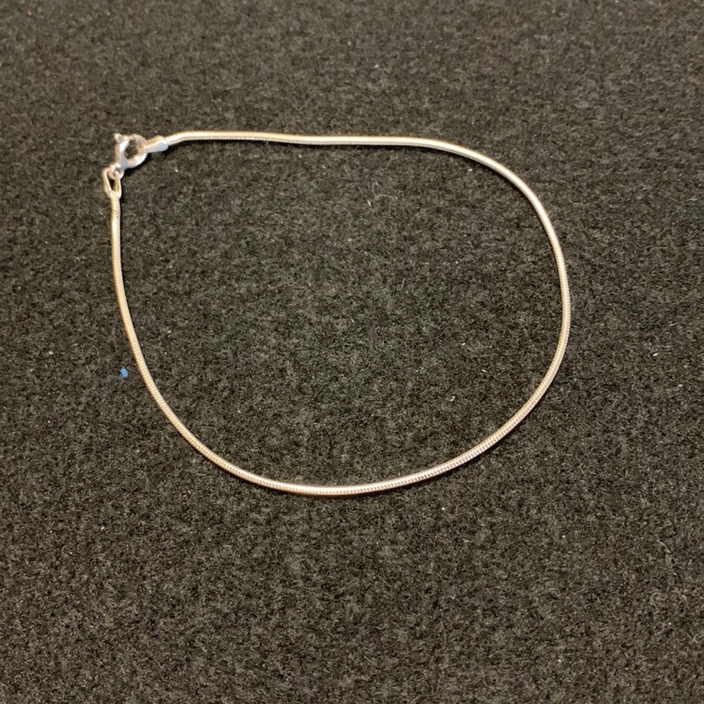 Dainty sterling Snake Chain Anklet